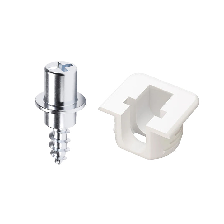 FLIPPER Concealed Wood Shelf Support - Click-Lock System