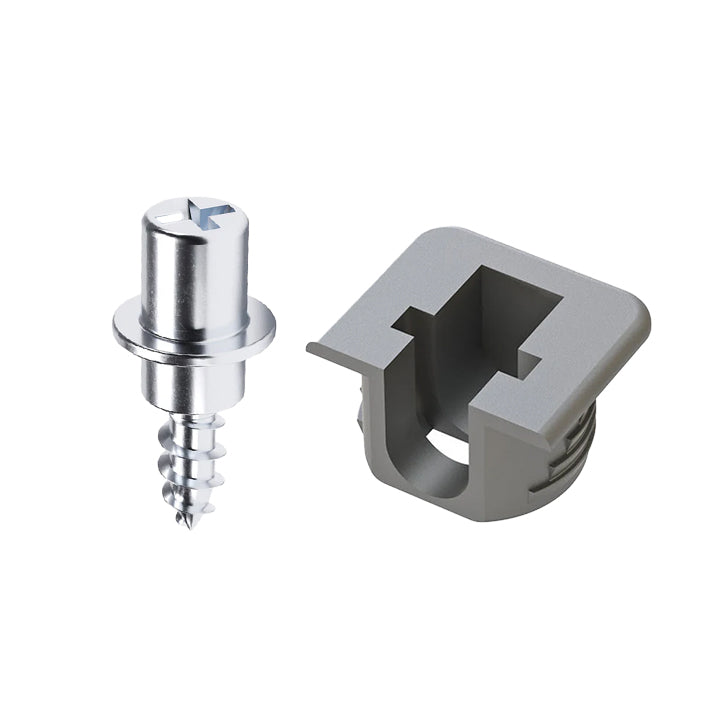 FLIPPER Concealed Wood Shelf Support - Click-Lock System