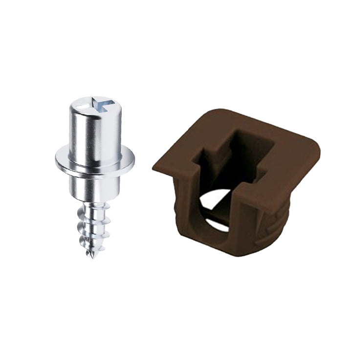 FLIPPER Concealed Wood Shelf Support - Click-Lock System