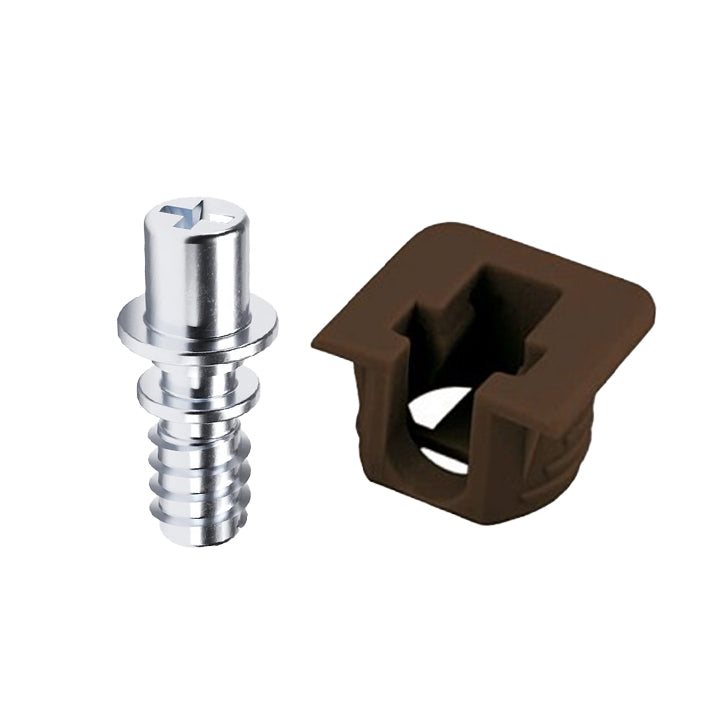 FLIPPER Concealed Wood Shelf Support - Click-Lock System