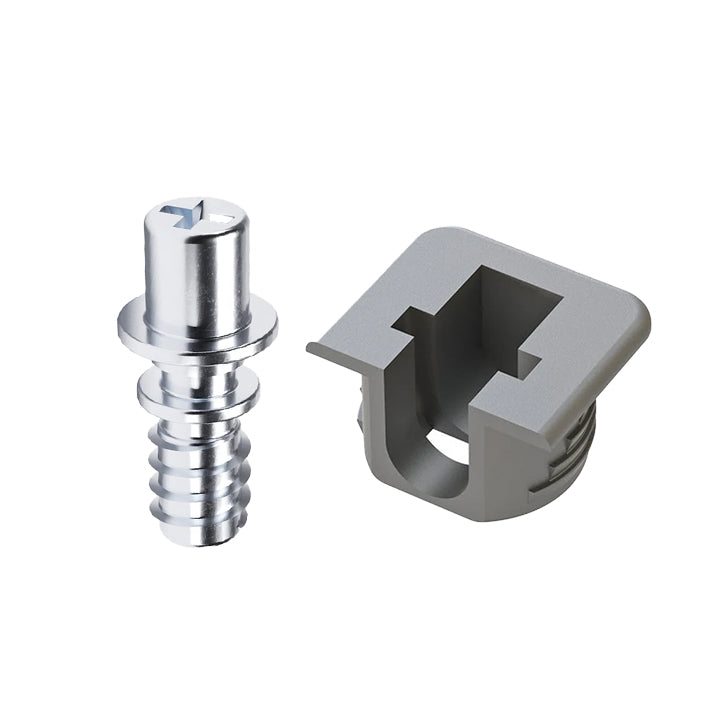 FLIPPER Concealed Wood Shelf Support - Click-Lock System