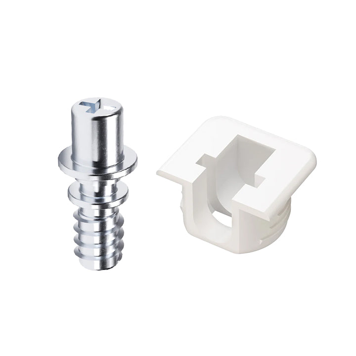 FLIPPER Concealed Wood Shelf Support - Click-Lock System