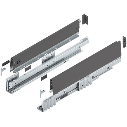 Blum MERIVOBOX S1 Drawer Side Height M (91mm) NL 500mm 40kg - Steel