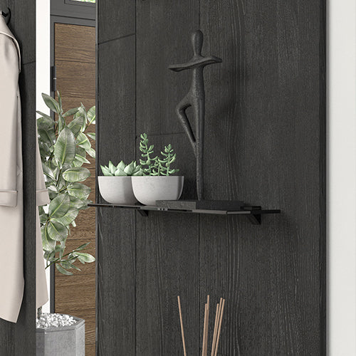 KALABRONE MINI square shelf support for glass shelves at Infinitting